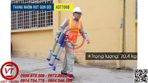 Thang nhôm rút gọn (chữ A) Advindeq ADT709B(VT-TNM377)