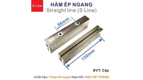 Hàm ép ngang sọc kẻ thẳng
