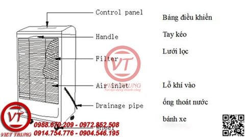 Máy hút ẩm công nghiệp FujiE HM-1388D (VT-HA32)