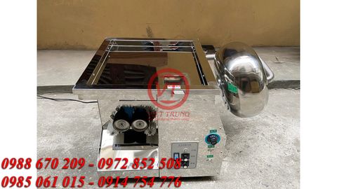Máy làm viên hoàn kết hợp máy sấy khô và đánh bóng thuốc (VT-MLVT24)
