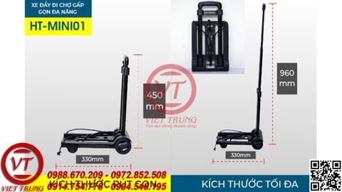 Xe đẩy hàng 2 bánh rút gọn ADVINDEQ TL-80C(VT-XDH14)