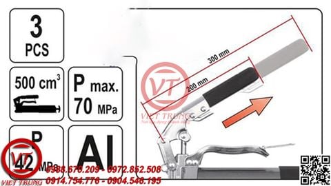 Súng bơm mỡ bằng tay 500cc Yato YT-0704(VT-MBM47)