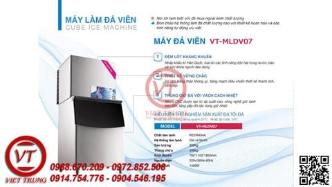 Máy làm đá viên 300kg/24h (VT-MLDV07)