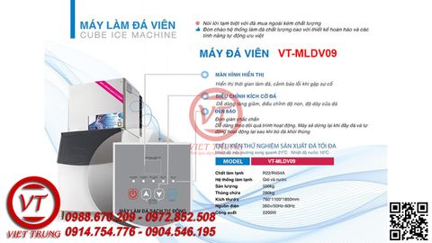 Máy làm đá viên 500kg/24h (VT-MLDV09)