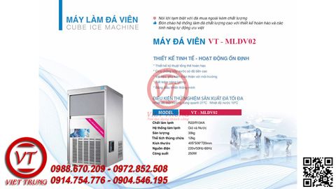 Máy làm đá viên 30kg/24h (VT-MLDV02)