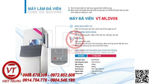 Máy làm đá viên 400kg/24h (VT-MLDV08)