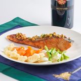 Cá hồi nướng & bông cải