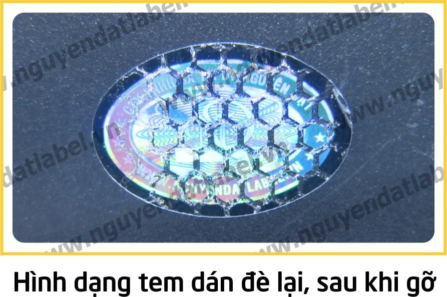 In tem niêm phong lấp lánh Nguyên Đạt 12