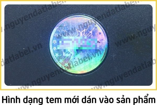 In tem niêm phong lấp lánh Nguyên Đạt 12