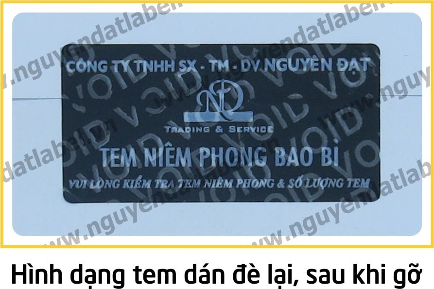 Tem Niêm Phong Bao Bì