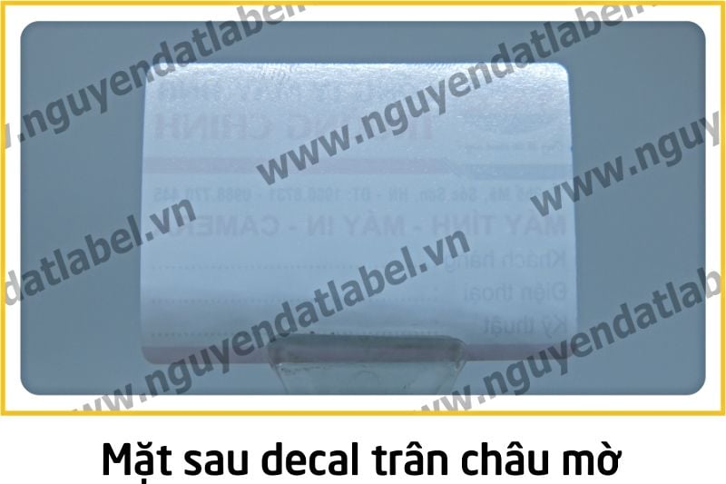 Decal Trân Châu