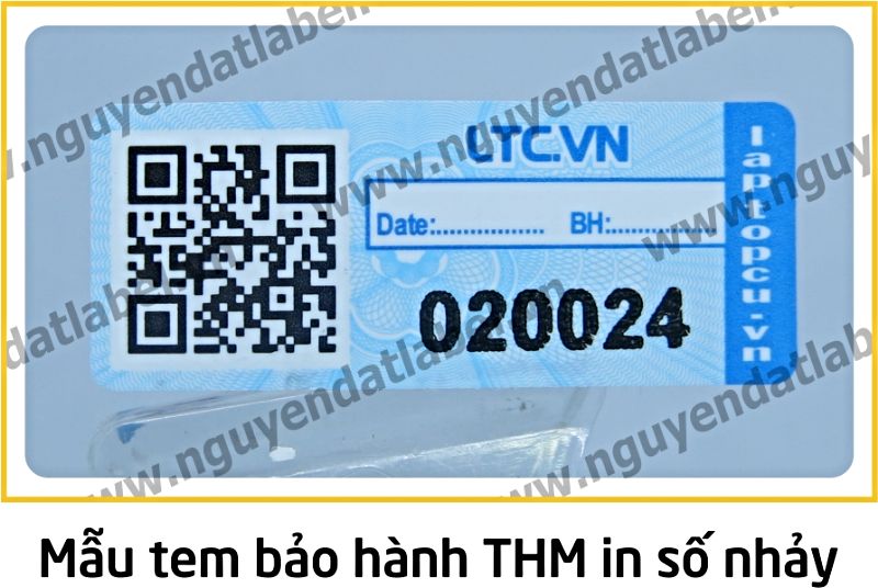 Tem Niêm Phong Nhảy Số - Quấn Cuộn