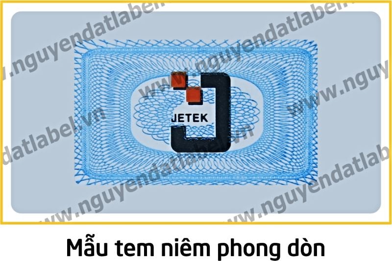 Tem Niêm Phong Dòn - Dẽo Vỡ