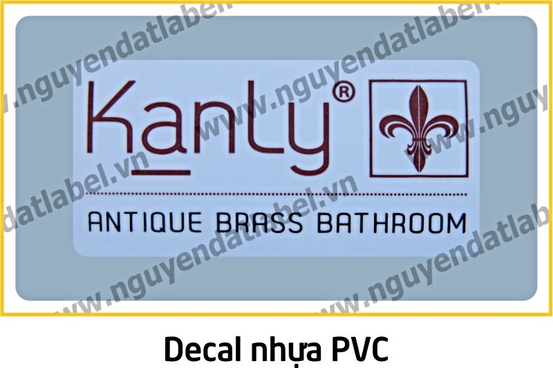 Decal Nhựa PVC