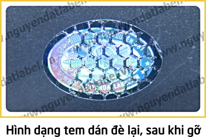 Tem Laser Tróc Tổ Ong