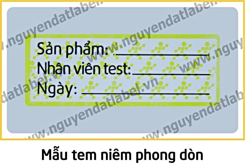 Tem Niêm Phong Dòn - Dẽo Vỡ