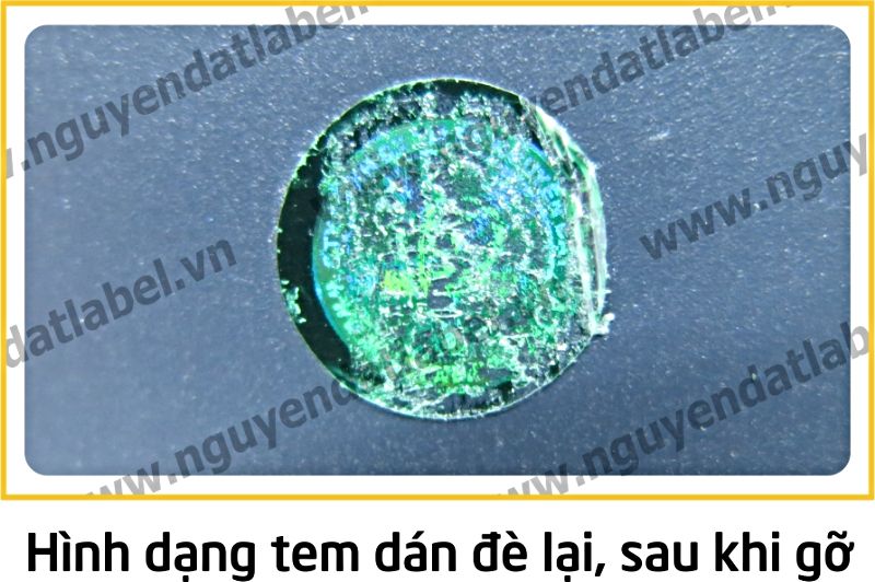 Tem Laser Màu Xanh Lá