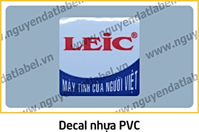 Decal Nhựa PVC