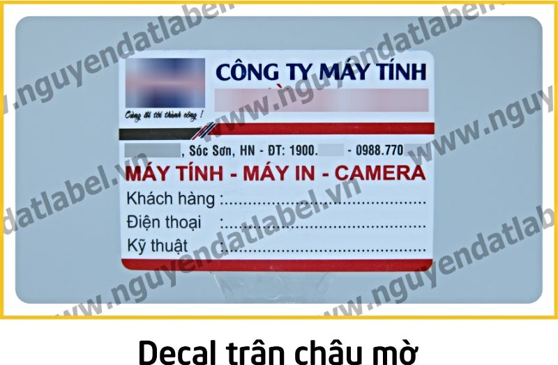 Decal Trân Châu