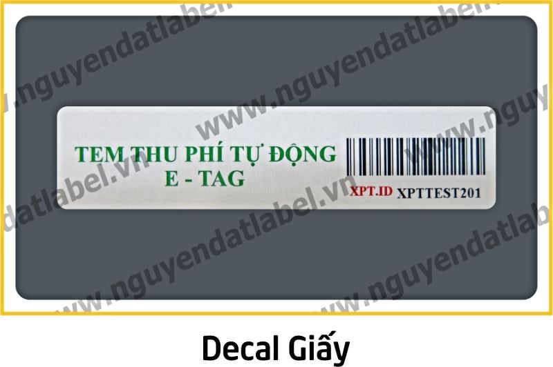 Decal Giấy