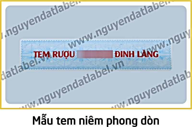 Tem Niêm Phong Dòn - Dẽo Vỡ