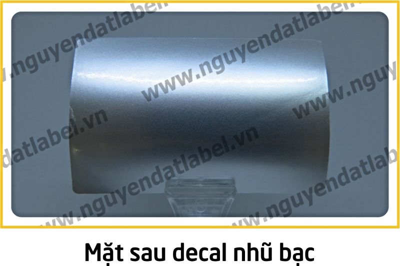 Decal Nhũ Bạc