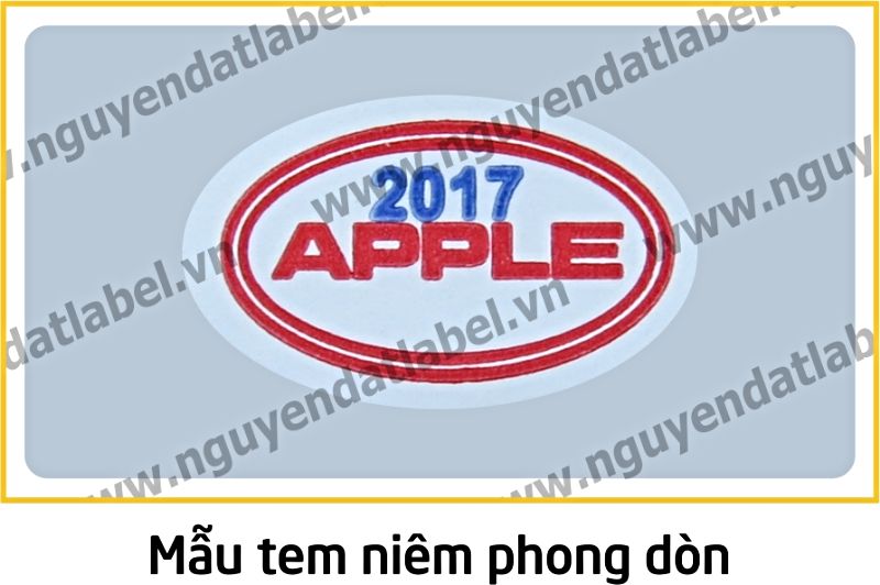 Tem Niêm Phong Dòn - Dẽo Vỡ