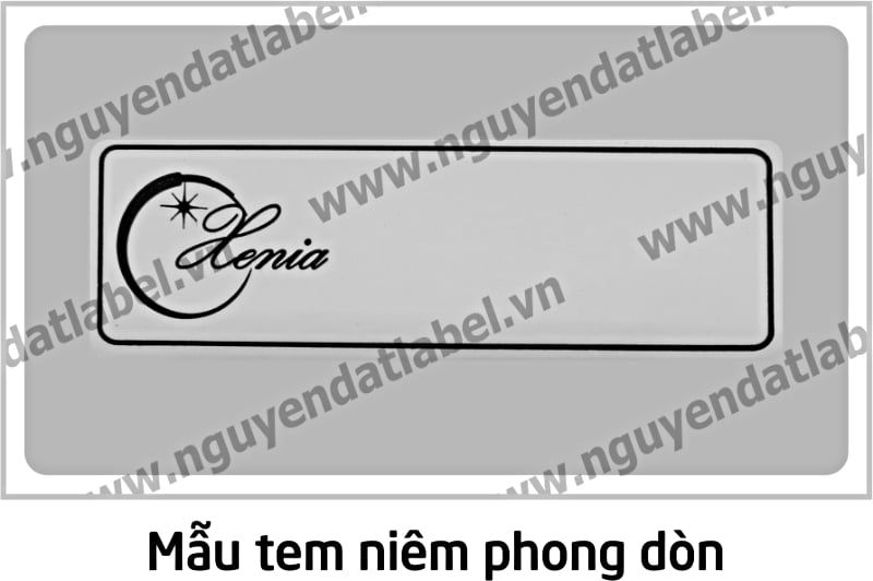 Tem Niêm Phong Dòn - Dẽo Vỡ