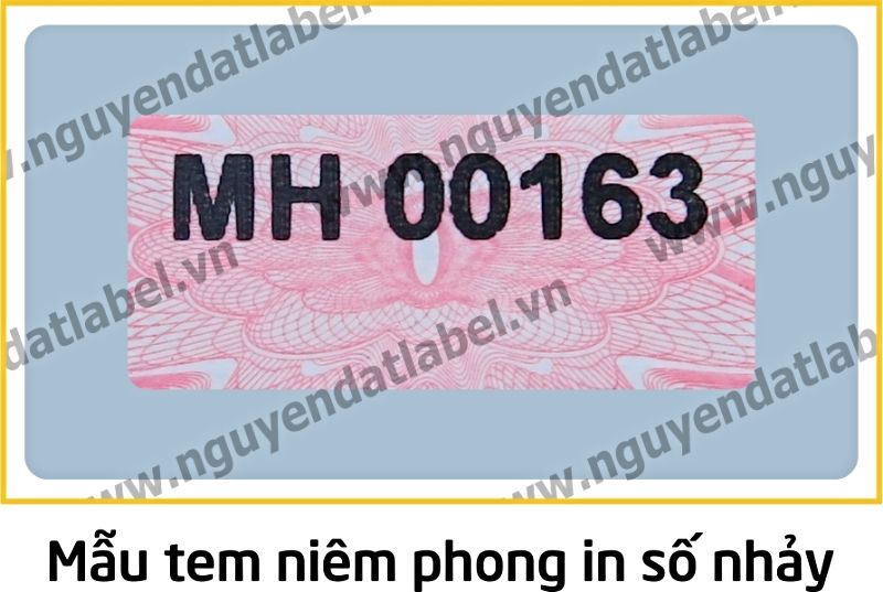 Tem Niêm Phong Nhảy Số - Quấn Cuộn