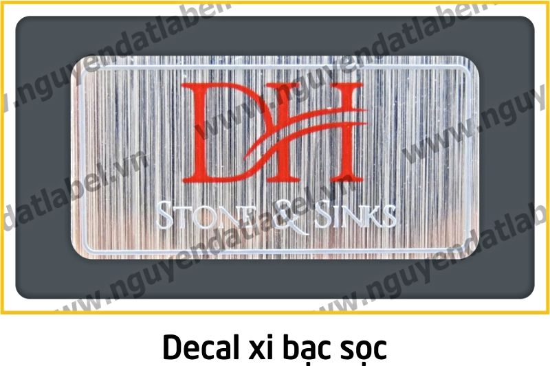 Decal Xi Bạc Sọc