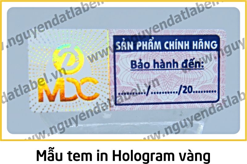 Công nghệ chống giả hologram cao cấp