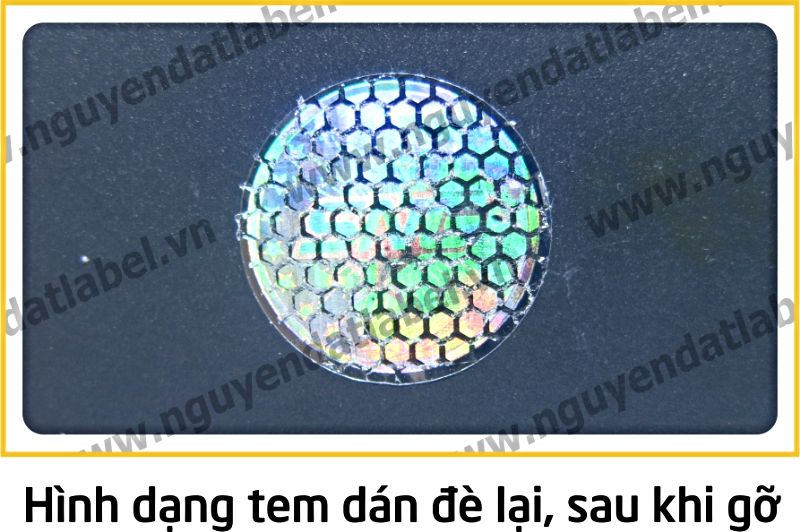 Tem Laser Tróc Tổ Ong