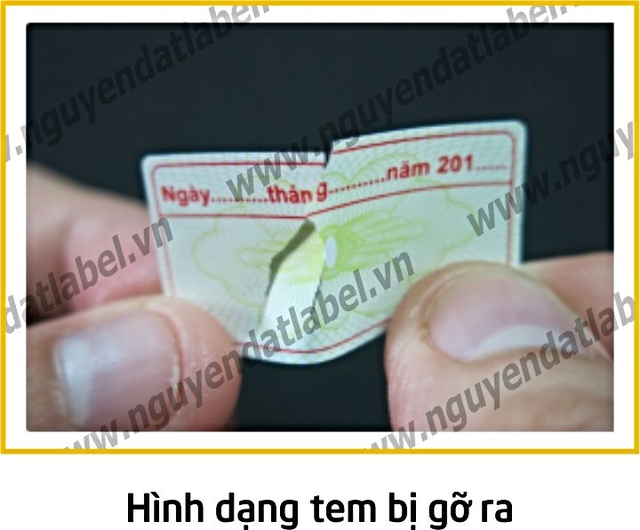 Tem Niêm Phong Dòn - Dẽo Vỡ