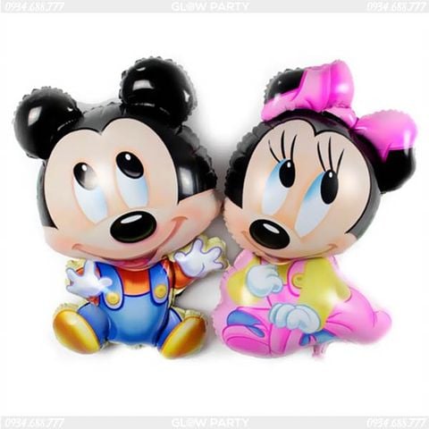  Bóng nhôm baby Mickey-Minnie 