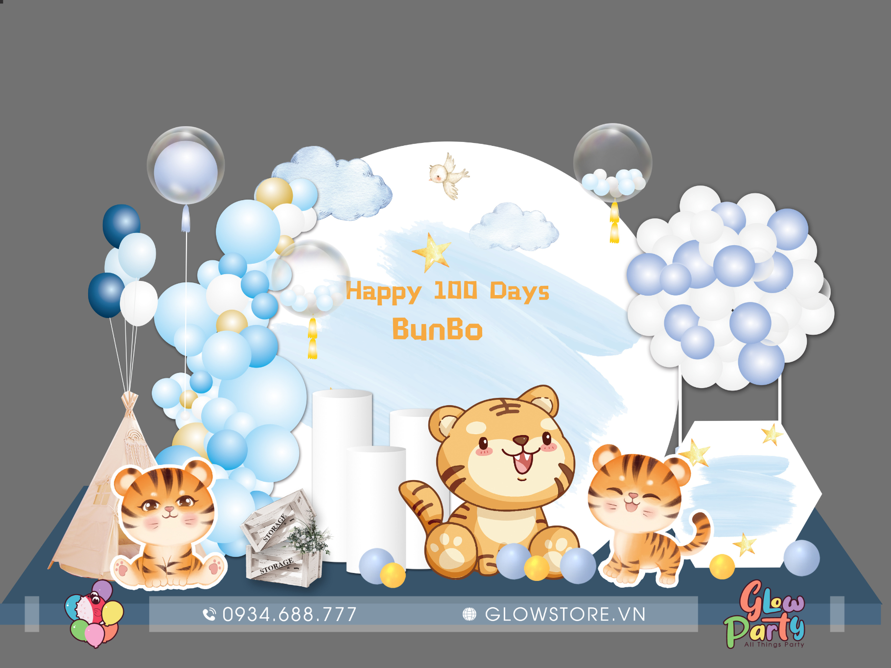 Demo mẫu trang trí chủ đề Hổ 10