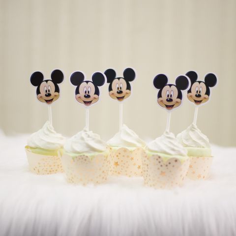  Que cắm Bánh Cupcake - Mickey (set 10) 