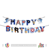 Dây cờ treo chữ Happy Birthday - Cá mập hải tặc