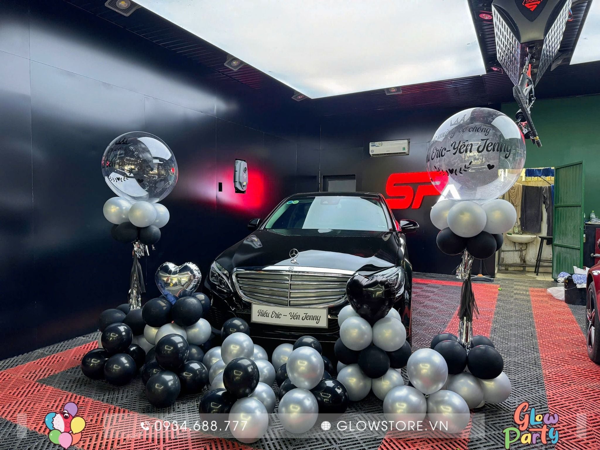 Trang trí trọn gói Bàn giao xe mẫu 145