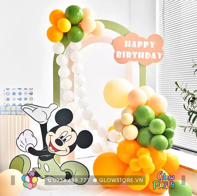 Gói Background mini chủ đề Mickey