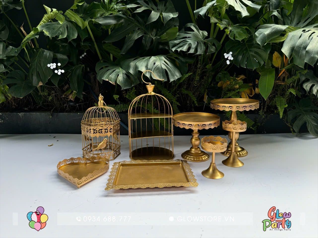 Bộ Kệ Gold Hoàng Gia - Set nhỏ 2