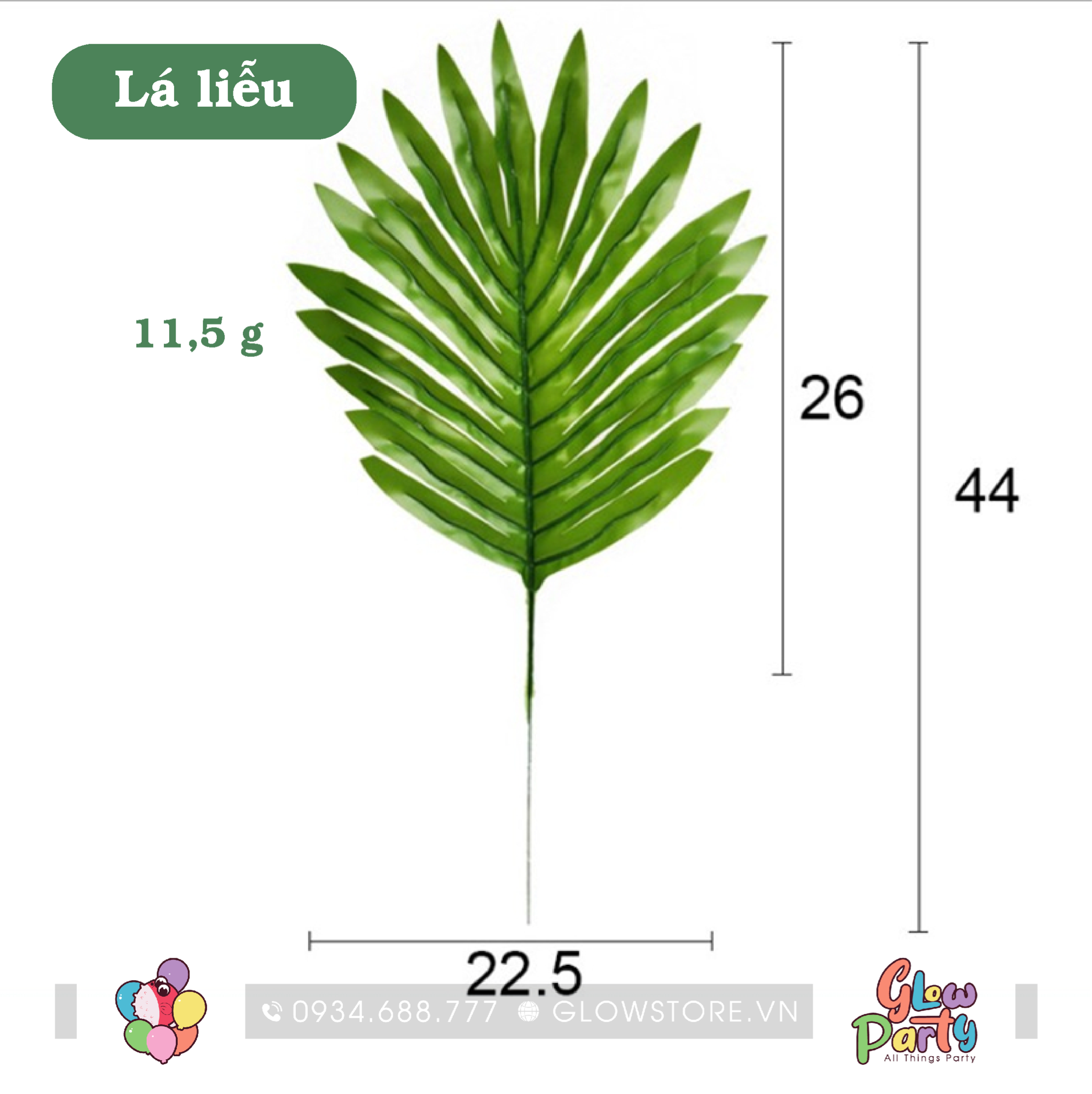 Lá liễu giả - Bộ 5 lá