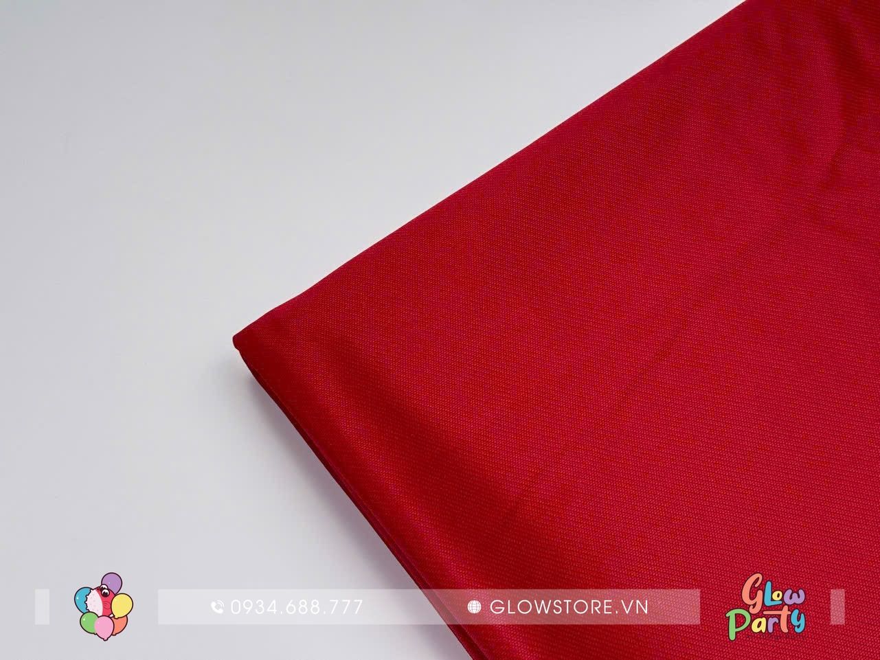 Khăn trải bàn bản dày 3m x 1,6m - Đỏ đô