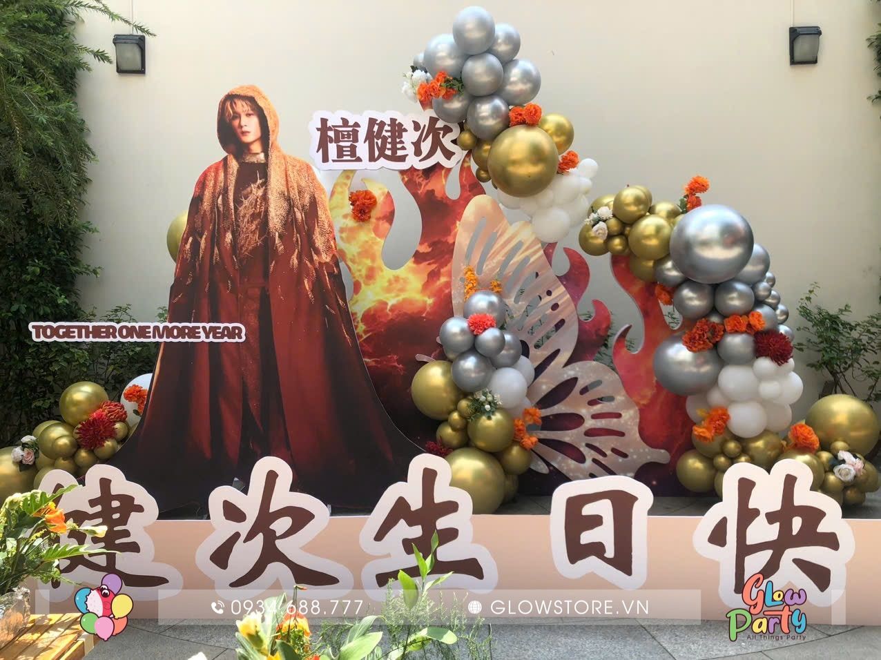 Trang trí trọn gói Background mẫu 414