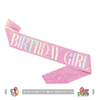 Băng đeo Sash lấp lánh - Birthday Girl - Nhiều màu