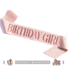 Băng đeo Sash lấp lánh - Birthday Girl - Nhiều màu