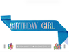 Băng đeo Sash lấp lánh - Birthday Girl - Nhiều màu