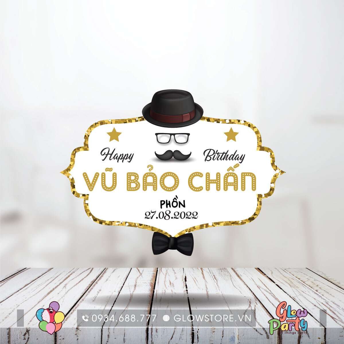 Bảng treo sinh nhật - Big Boss