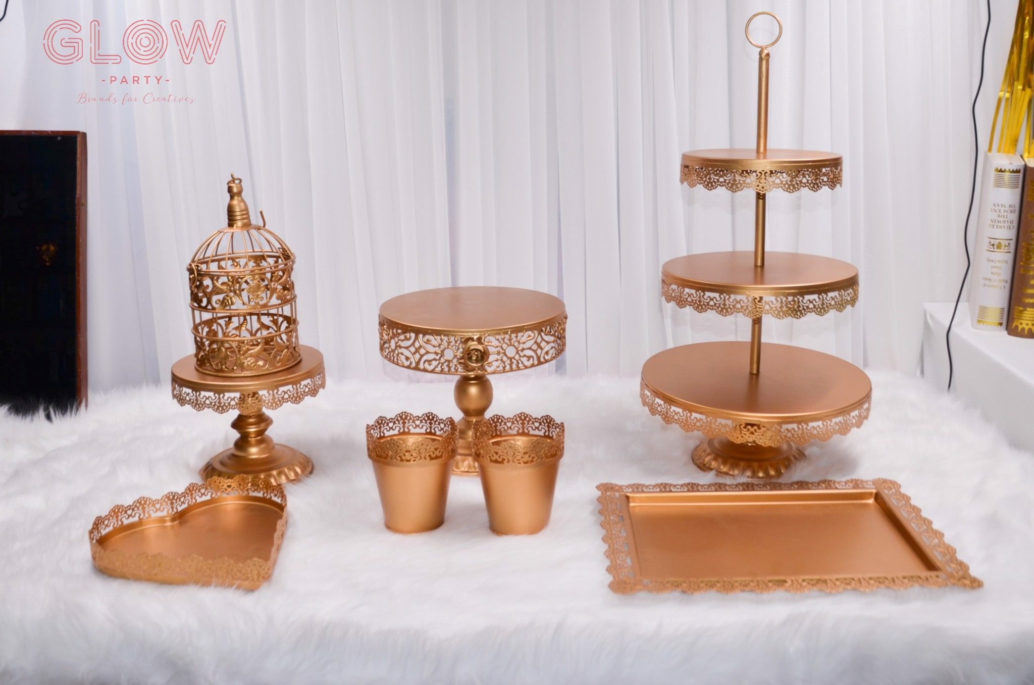 Bộ Kệ Gold Hoàng Gia - Set nhỏ 1