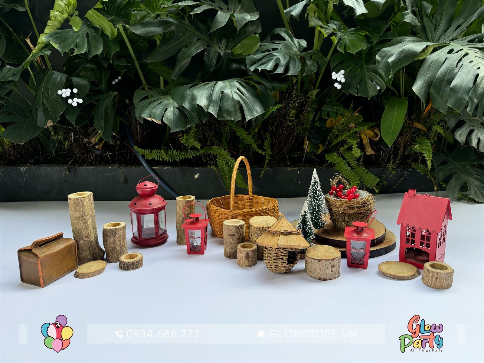 Bộ kệ tiểu cảnh Giáng Sinh