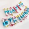 Bóng nhôm bộ chữ Happy Birthday - Gradient